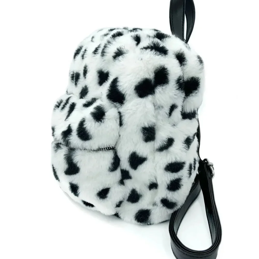 GILDA PARIS Fur Mini Backpack NWT